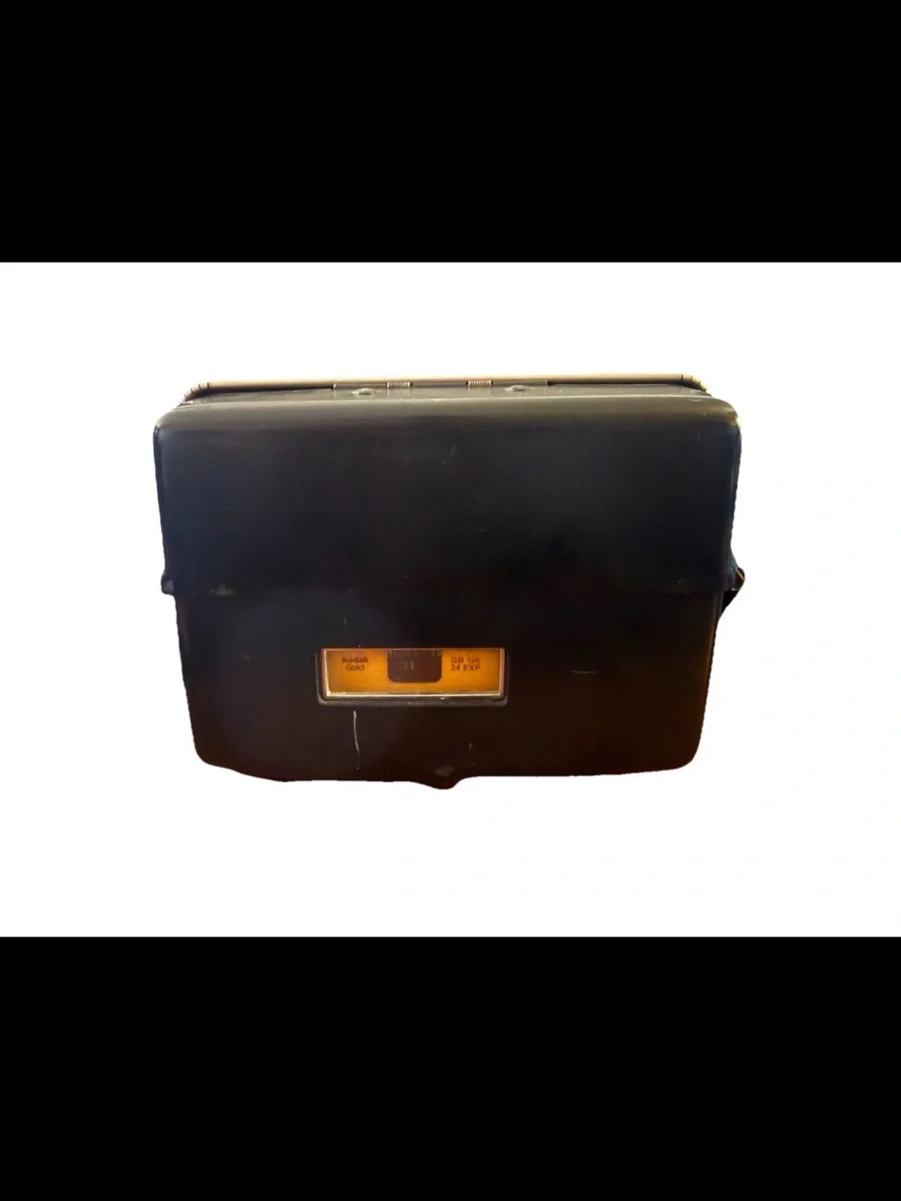 Kodak Instamatic X-90 Camera with Black Body and Red Case Interior